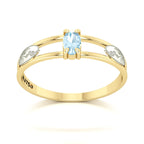 Anel de Formatura de Biologia Nexus III Ouro 18k