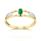 Anel de Formatura de Nutrição Nexus II Ouro 18k