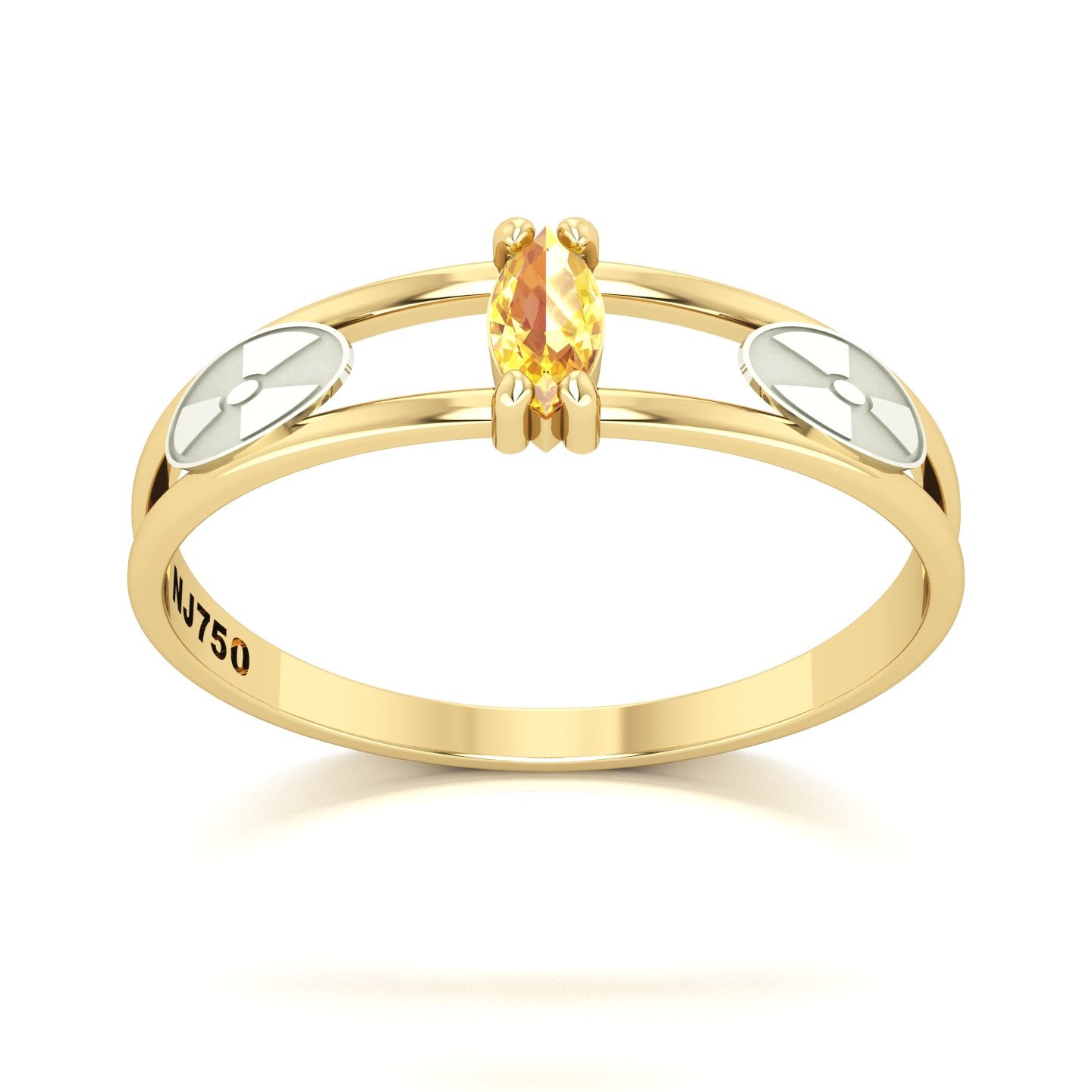 Anel de Formatura de Radiologia Nexus II Ouro 18k