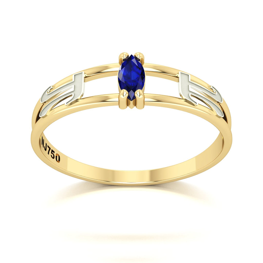 Anel de Formatura de Psicologia Nexus II Ouro 18k