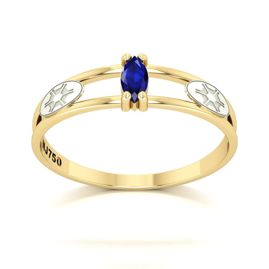 Anel de Formatura de Engenharia Agronômica Nexus II Ouro 18k