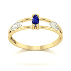 Anel de Formatura de Engenharia Ambiental Nexus II Ouro 18k