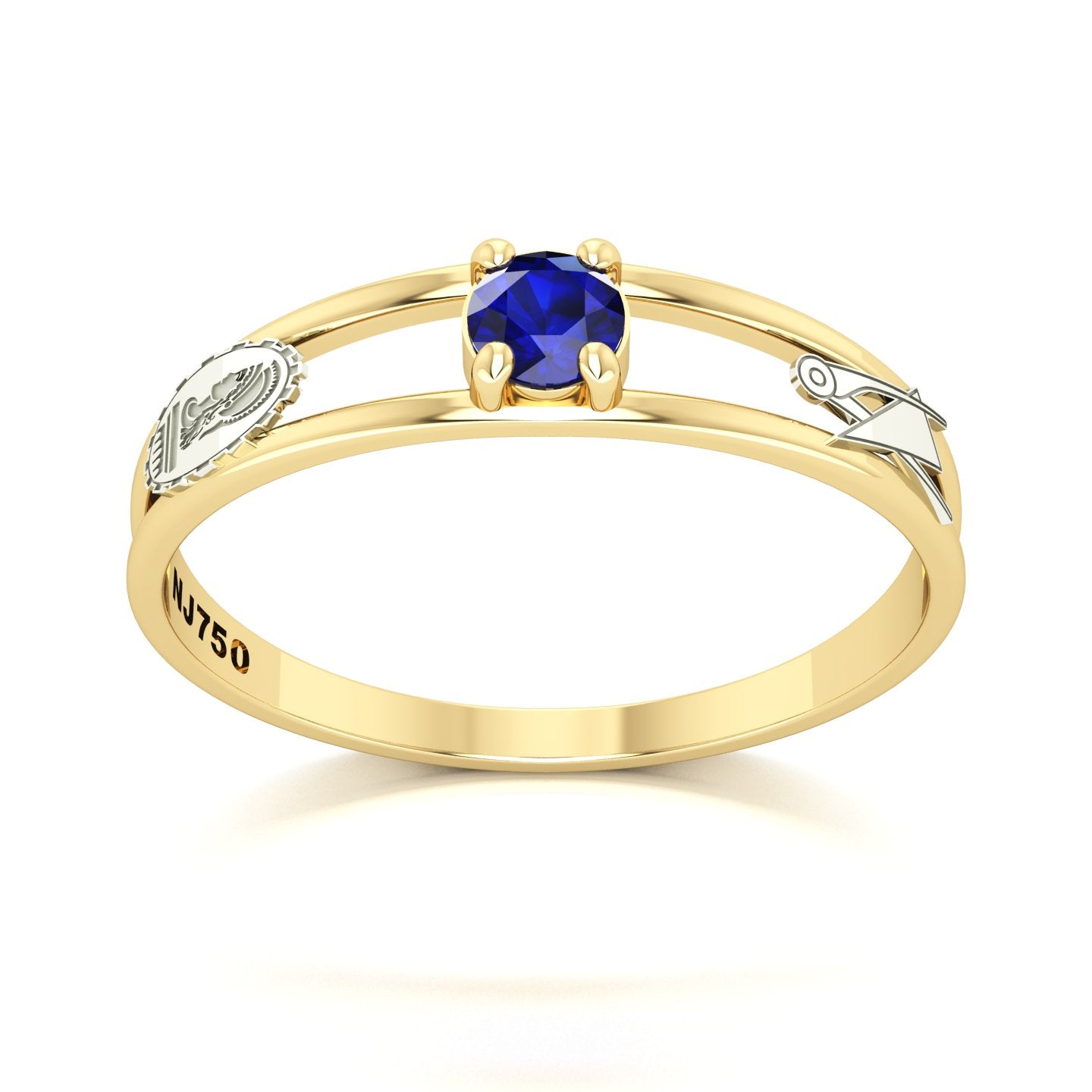 Anel de Formatura de Engenharia Civil Nexus IV Ouro 18k