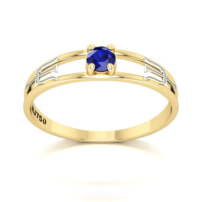 Anel de Formatura de Psicologia Nexus IV Ouro 18k