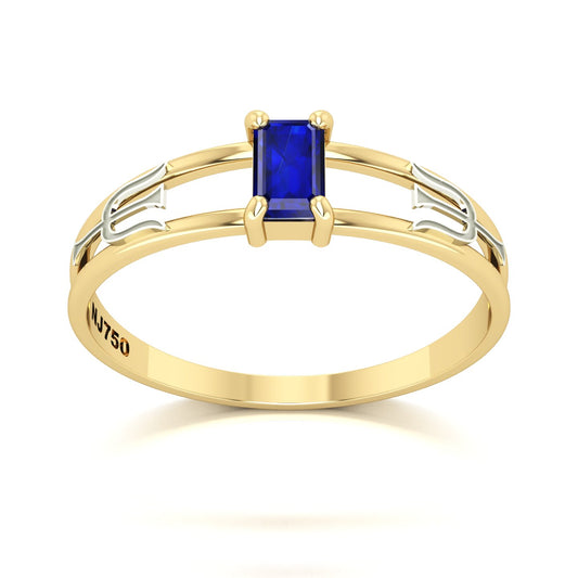 Anel de Formatura de Psicologia Nexus Ouro 18k