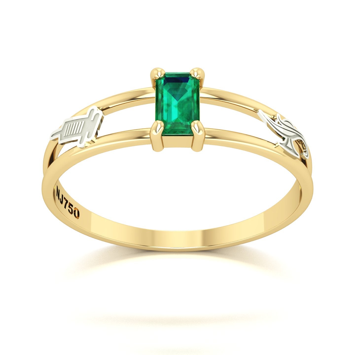 Anel de Formatura de Técnico em Enfermagem Nexus Ouro 18k