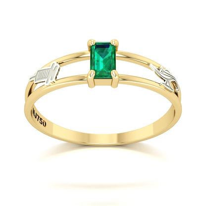 Anel de Formatura de Técnico em Enfermagem Nexus Ouro 18k