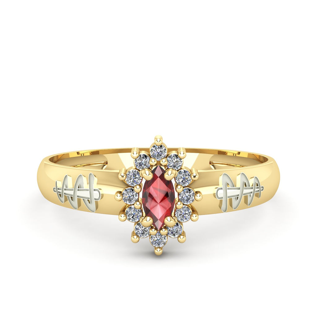 Anel de Formatura de Odontologia Evermore III Ouro 18k