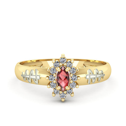 Anel de Formatura de Odontologia Evermore III Ouro 18k