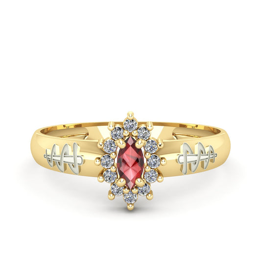 Anel de Formatura de Odontologia Evermore III Ouro 18k