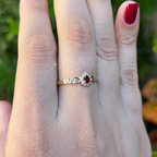 Anel de Formatura de Odontologia Lovely III Ouro 18k