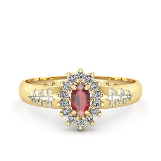 Anel de Formatura de Odontologia Evermore II Ouro 18k