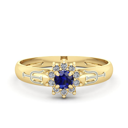 Anel de Formatura de Psicologia Evermore Ouro 18k