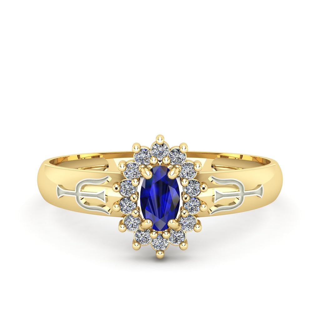 Anel de Formatura de Psicologia Evermore II Ouro 18k