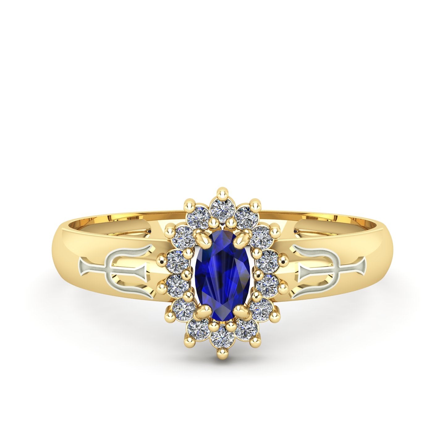 Anel de Formatura de Psicologia Evermore II Ouro 18k