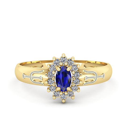 Anel de Formatura de Psicologia Evermore II Ouro 18k