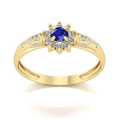Anel de Formatura de Psicologia Evermore Ouro 18k