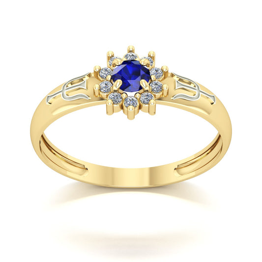 Anel de Formatura de Psicologia Evermore Ouro 18k