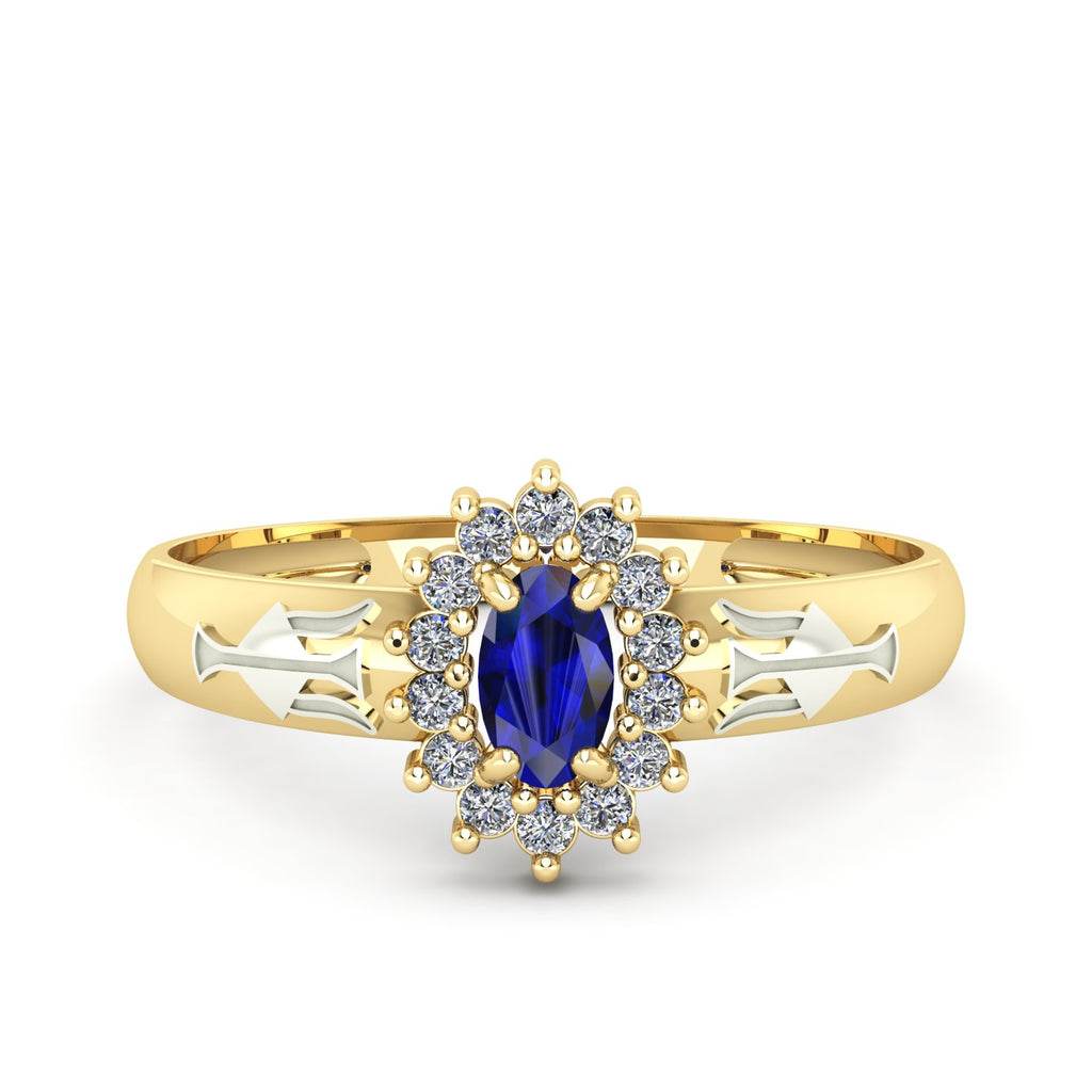 Anel de Formatura de Recursos Humanos Evermore II Ouro 18k