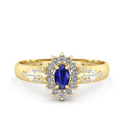 Anel de Formatura de Recursos Humanos Evermore II Ouro 18k