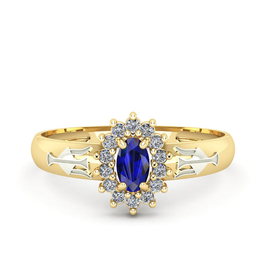 Anel de Formatura de Recursos Humanos Evermore II Ouro 18k
