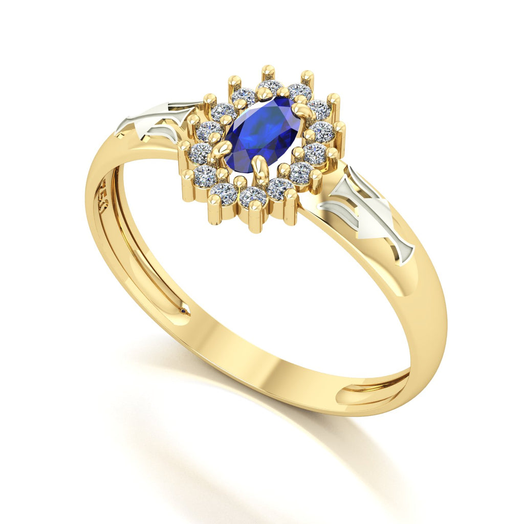 Anel de Formatura de Recursos Humanos Evermore II Ouro 18k