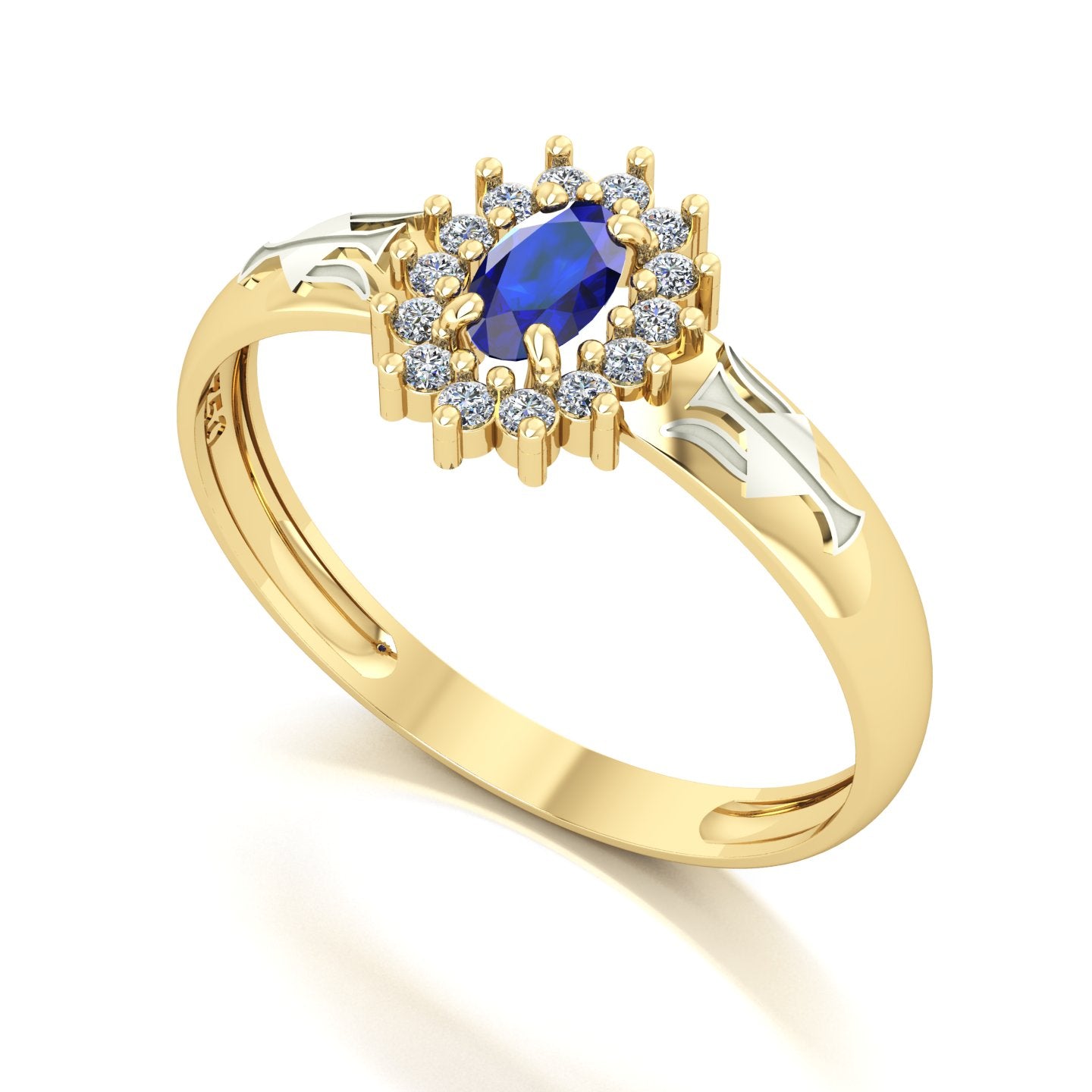 Anel de Formatura de Recursos Humanos Evermore II Ouro 18k