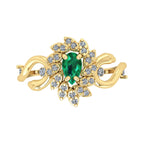 Anel de Formatura de Medicina Serpentes II Ouro 18k