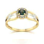 Anel de Formatura de Serviço Social Shiny Ouro 18k