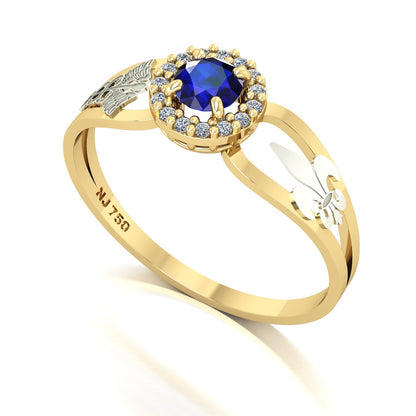 Anel de Formatura de Pedagogia Shiny Ouro 18k