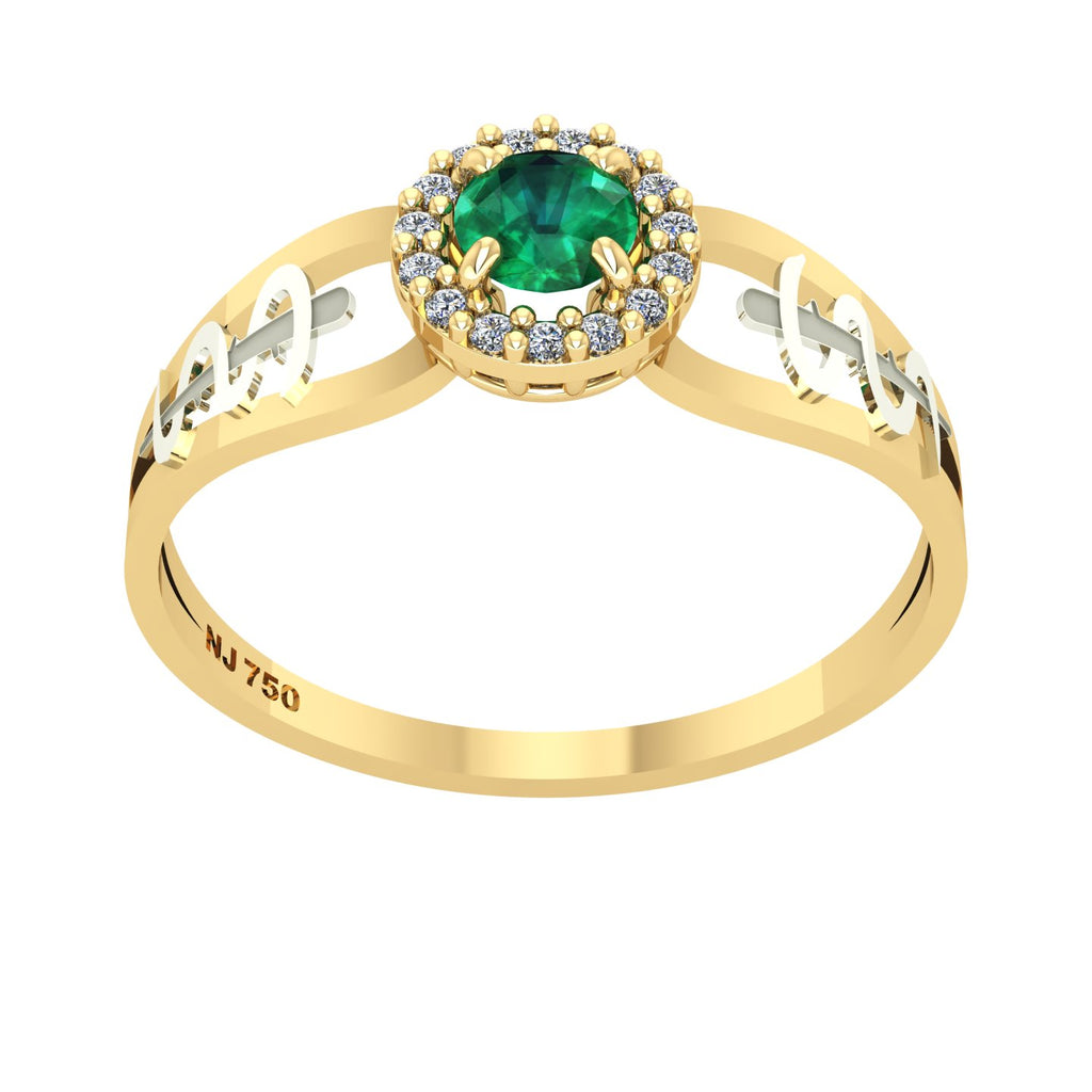 Anel de Formatura de Medicina Shiny Ouro 18k
