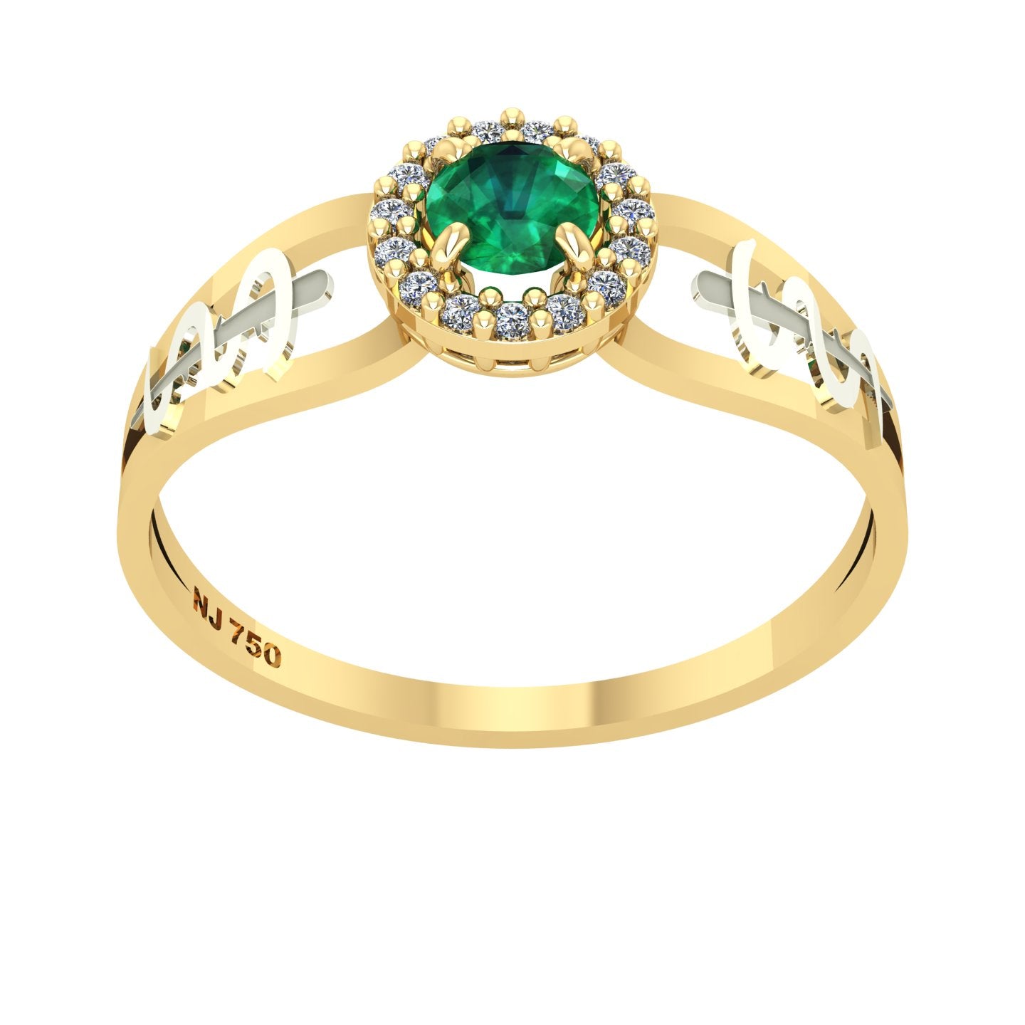 Anel de Formatura de Medicina Shiny Ouro 18k