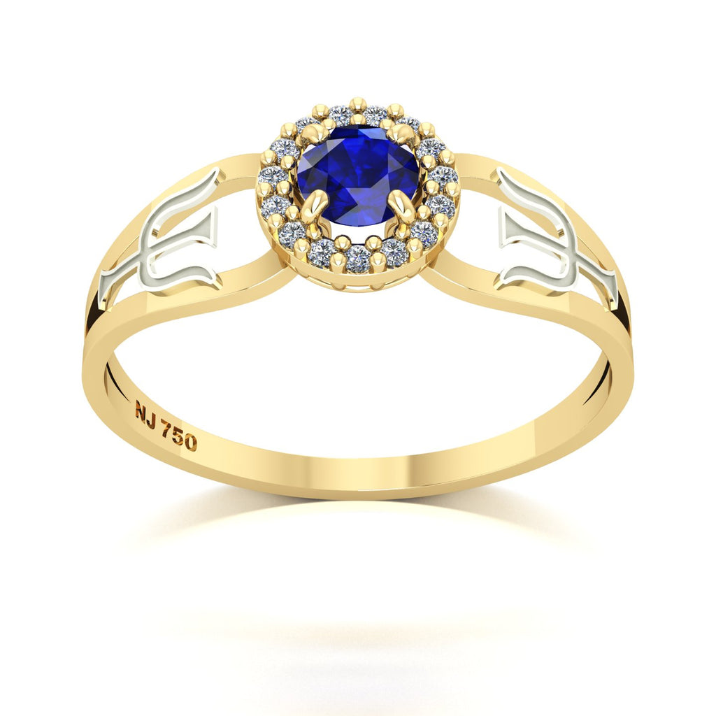 Anel de Formatura de Psicologia Shiny Ouro 18k
