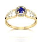 Anel de Formatura de Psicologia Shiny Ouro 18k