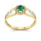 Anel de Formatura de Fisioterapia Shiny Ouro 18k