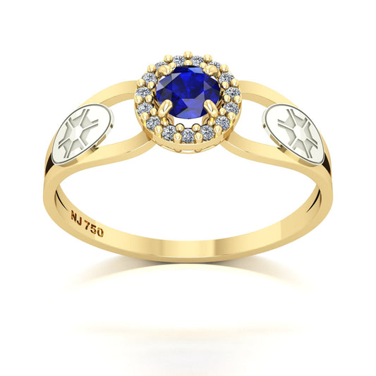 Anel de Formatura de Engenharia Agronômica Shiny Ouro 18k