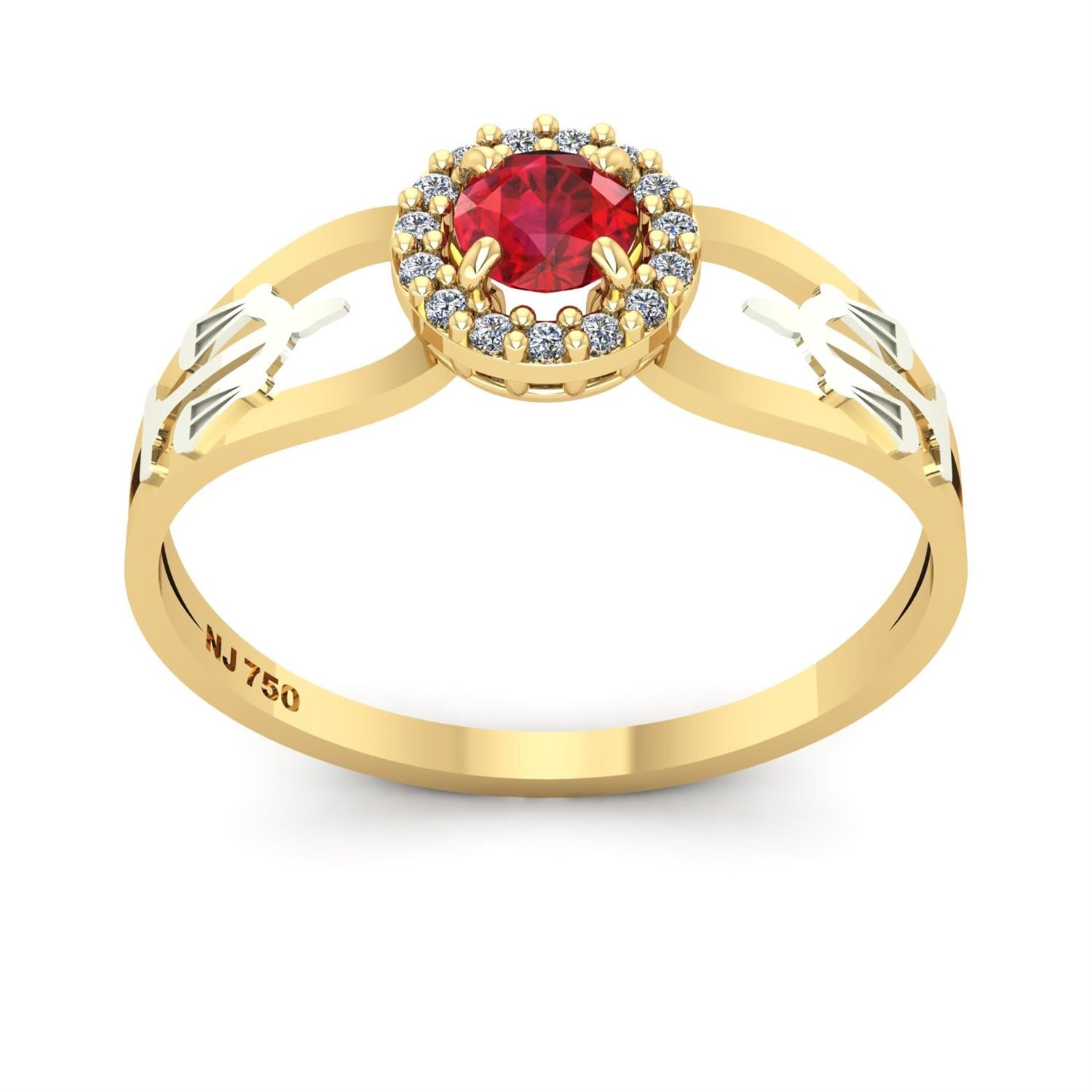 Anel de Formatura de Direito Shiny Ouro 18k