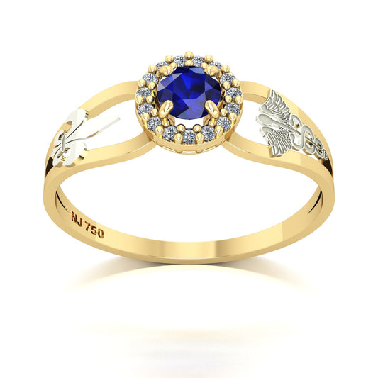 Anel de Formatura de Pedagogia Shiny Ouro 18k