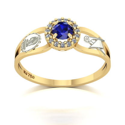 Anel de Formatura de Engenharia Civil Shiny Ouro 18k