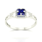 Anel de Formatura de Recursos Humanos Small Square Ouro 18k