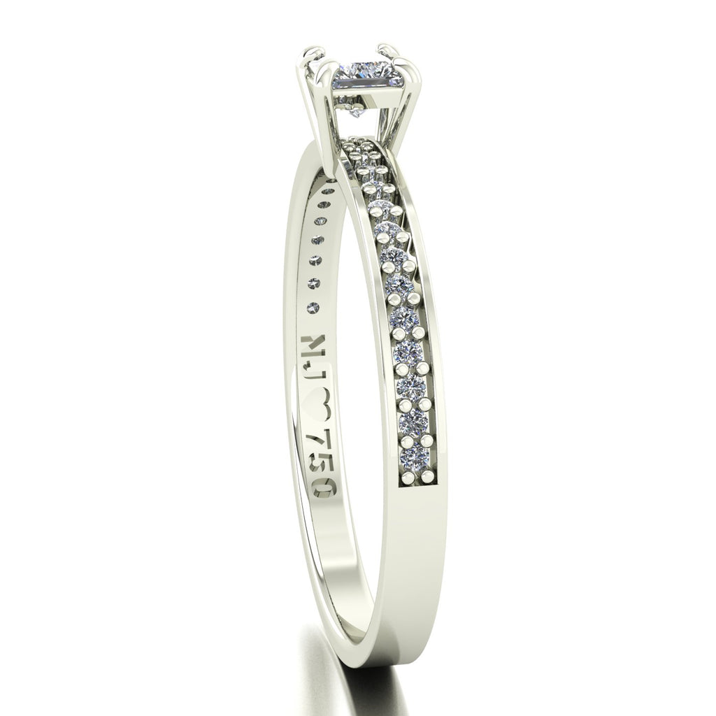 Anel de Noivado Solitarie I Ouro 18k