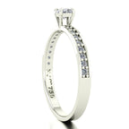 Anel de Noivado Solitarie II Ouro 18k