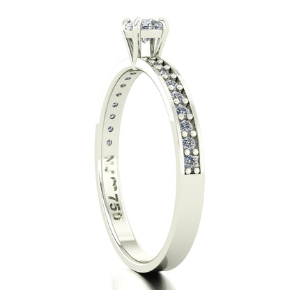 Anel de Noivado Solitarie II Ouro 18k