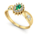 Anel de Formatura de Enfermagem Sovereign Ouro 18k
