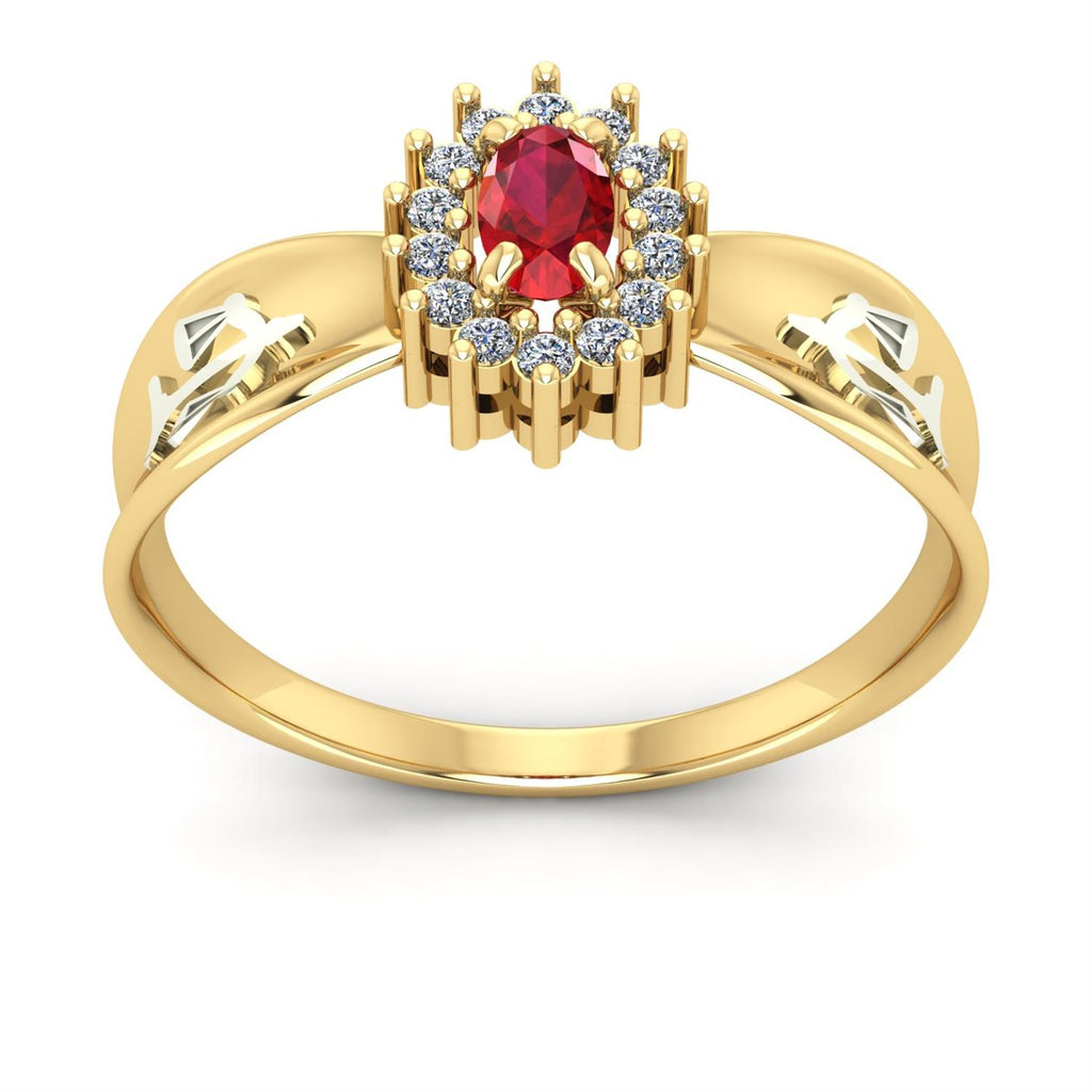Anel de Formatura de Direito Sovereign Ouro 18k