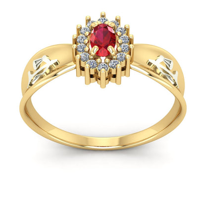 Anel de Formatura de Direito Sovereign Ouro 18k