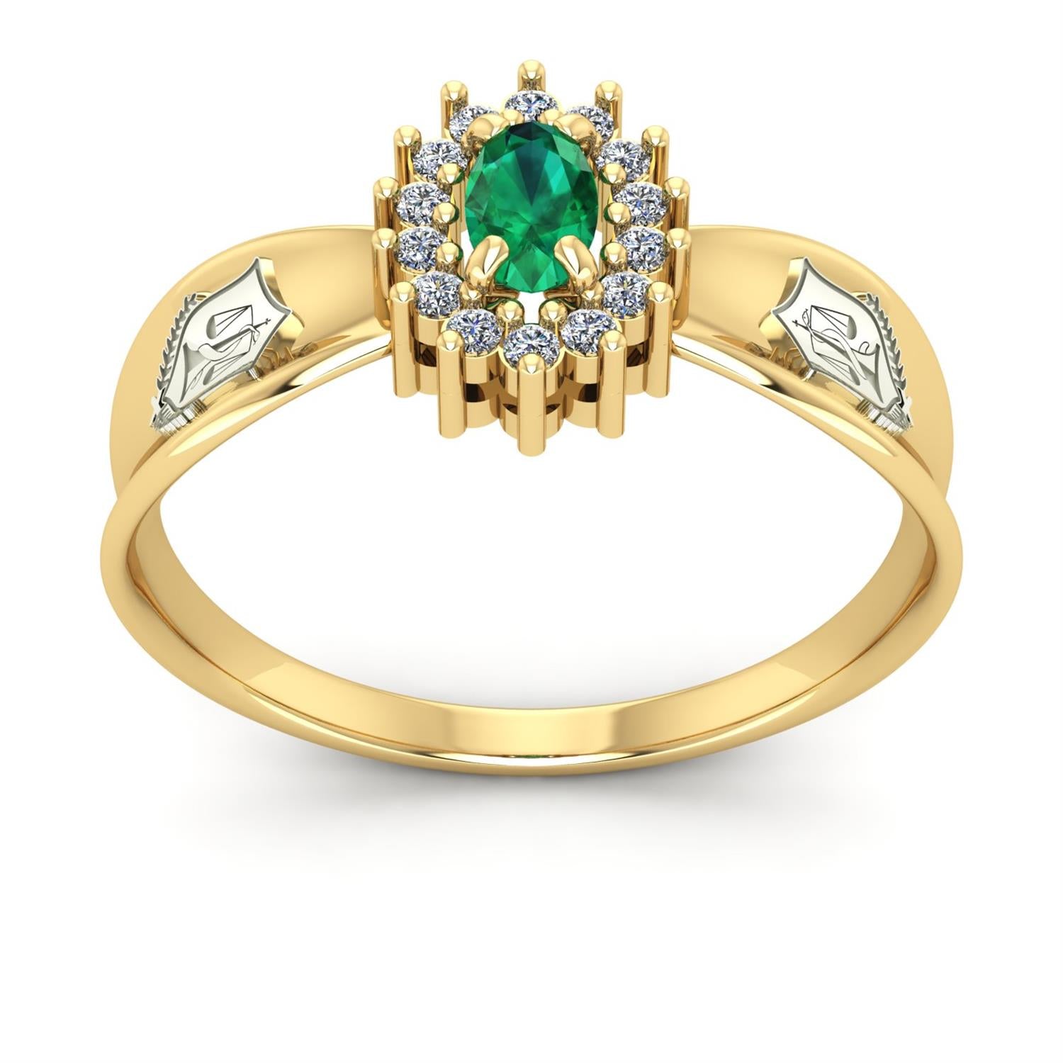 Anel de Formatura de Nutrição Sovereign Ouro 18k