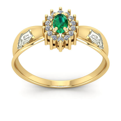 Anel de Formatura de Nutrição Sovereign Ouro 18k