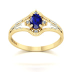Anel de Formatura Psicologia Star Ouro 18k