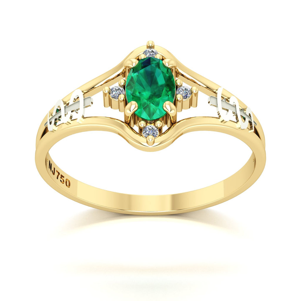 Anel de Formatura Medicina Star Ouro 18k